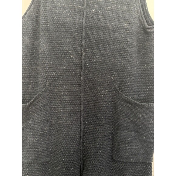 Free People Beach Hailee Knit Sweater Jumper Jumpsuit Navy Sz M Boho Beach - Picture 5 of 12